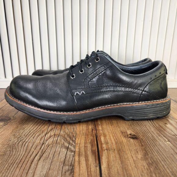 Merrell Realm Lace Black Oxford Dress Shoes Mens Size 11.5 Plain Toe Comfort Low main image 6